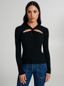 Maglione con nodo cut out  Rinascimento