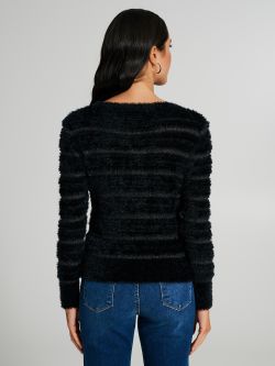 Maglione girocollo effetto peluche  Rinascimento