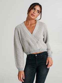 Cardigan lurex con bottoni   Rinascimento