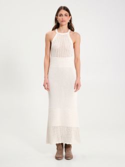 White Crochet Dress   Rinascimento
