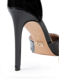 Patent leather decoltées, black Patent leather decoltées, black Rinascimento