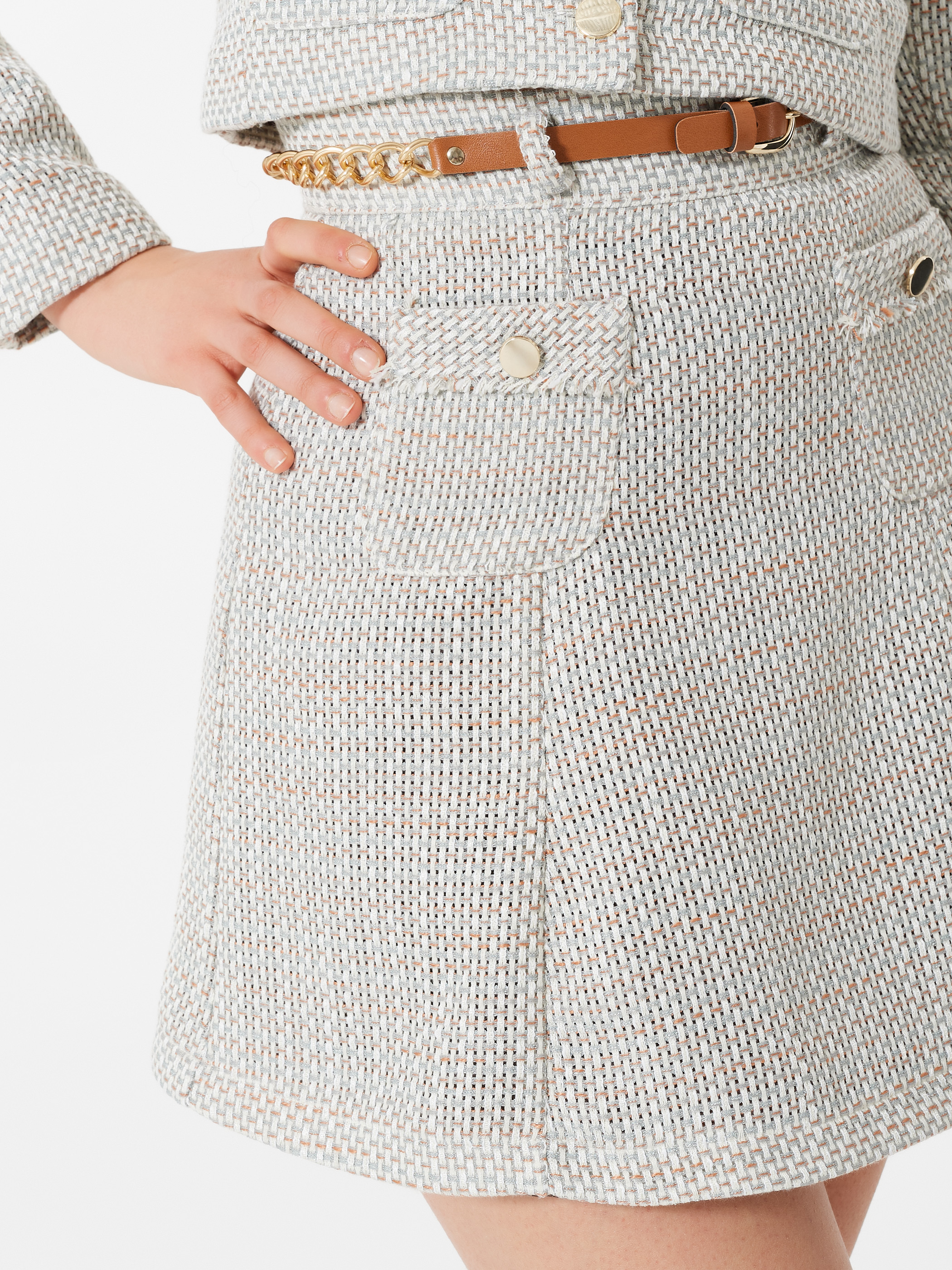 jupe tweed
