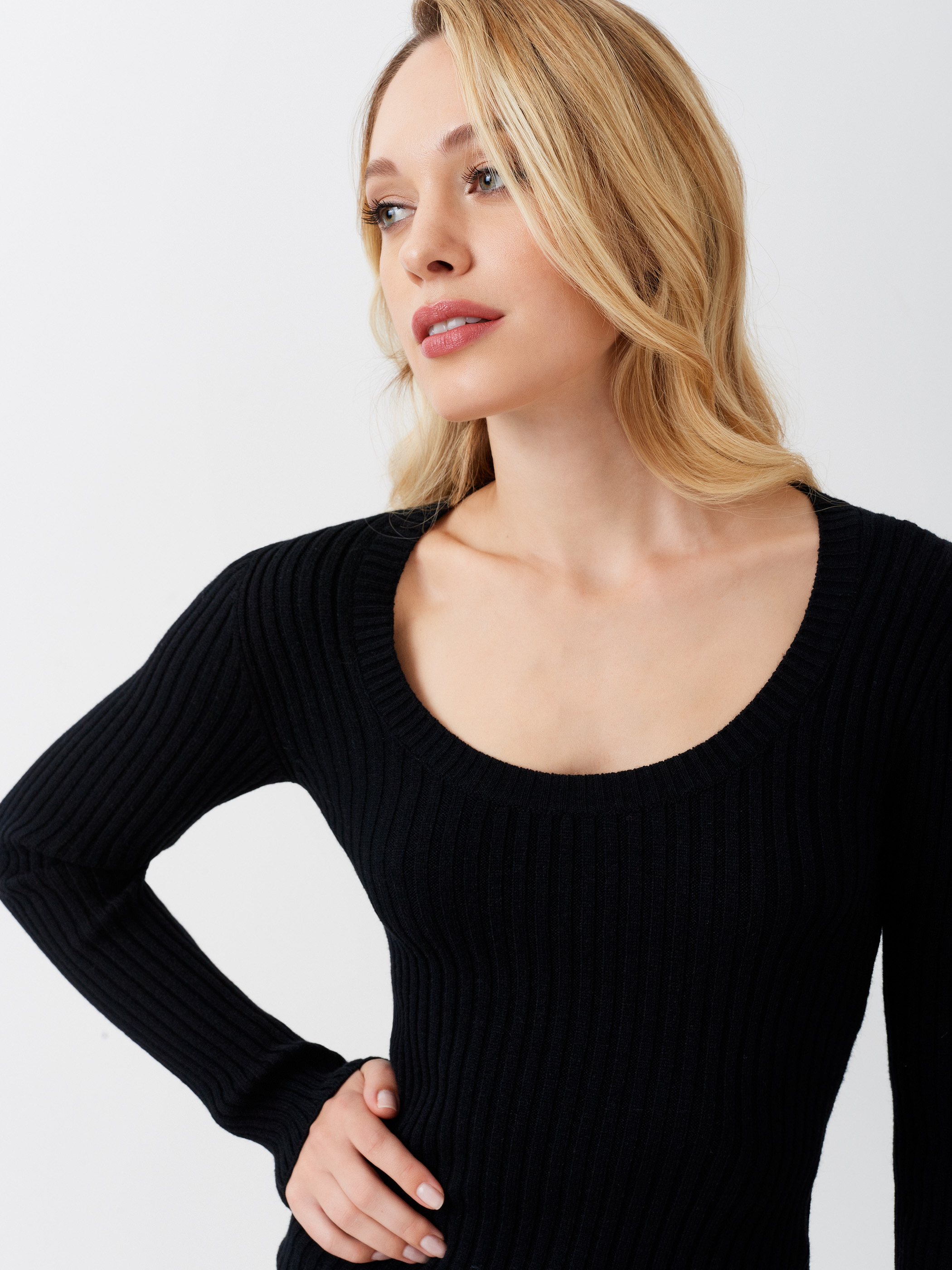 Schwarz S Rabatt 94 % DAMEN Pullovers & Sweatshirts Sweatshirt Gerippt Valentina sweatshirt 