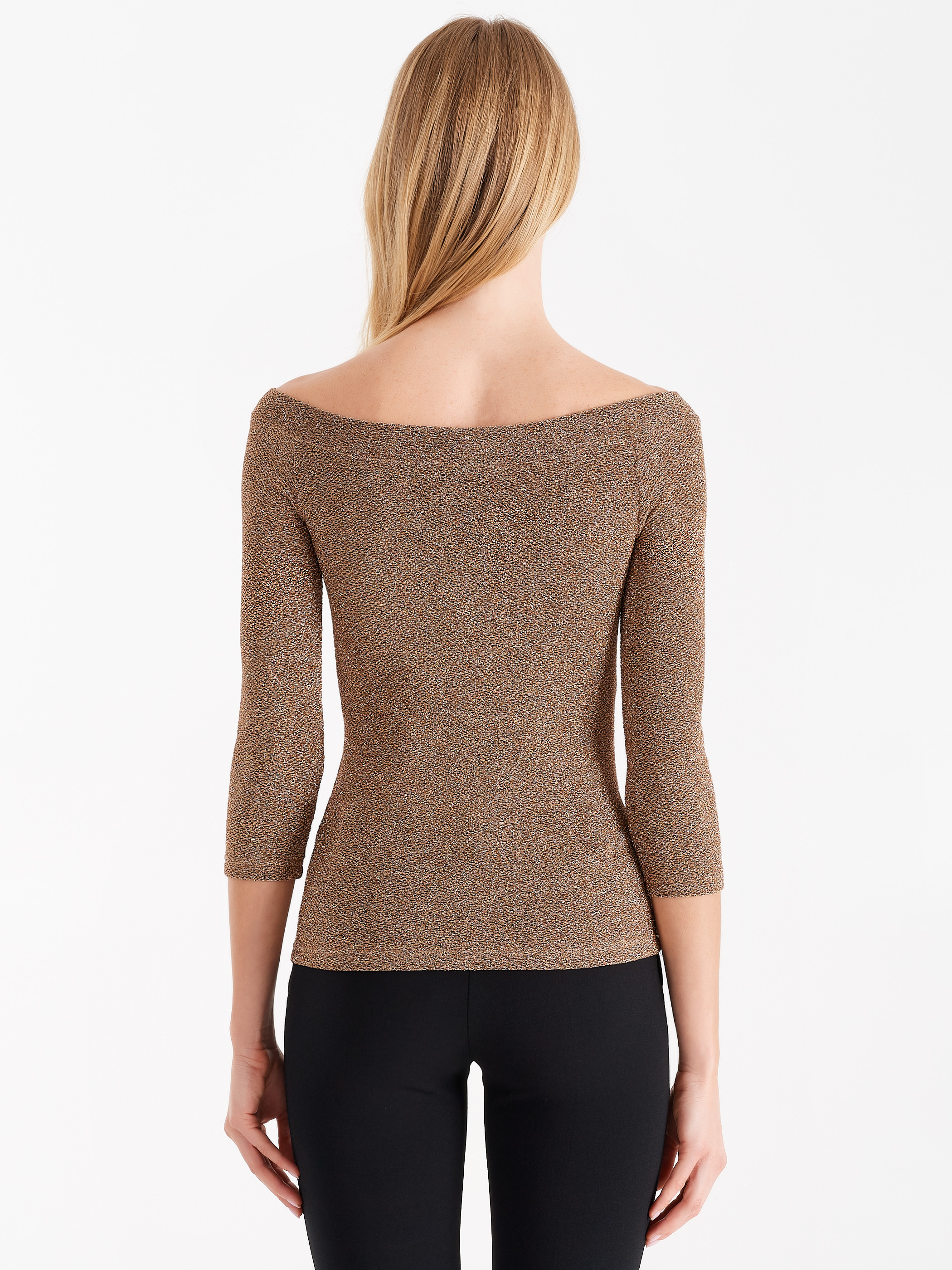 pullover gold lurex
