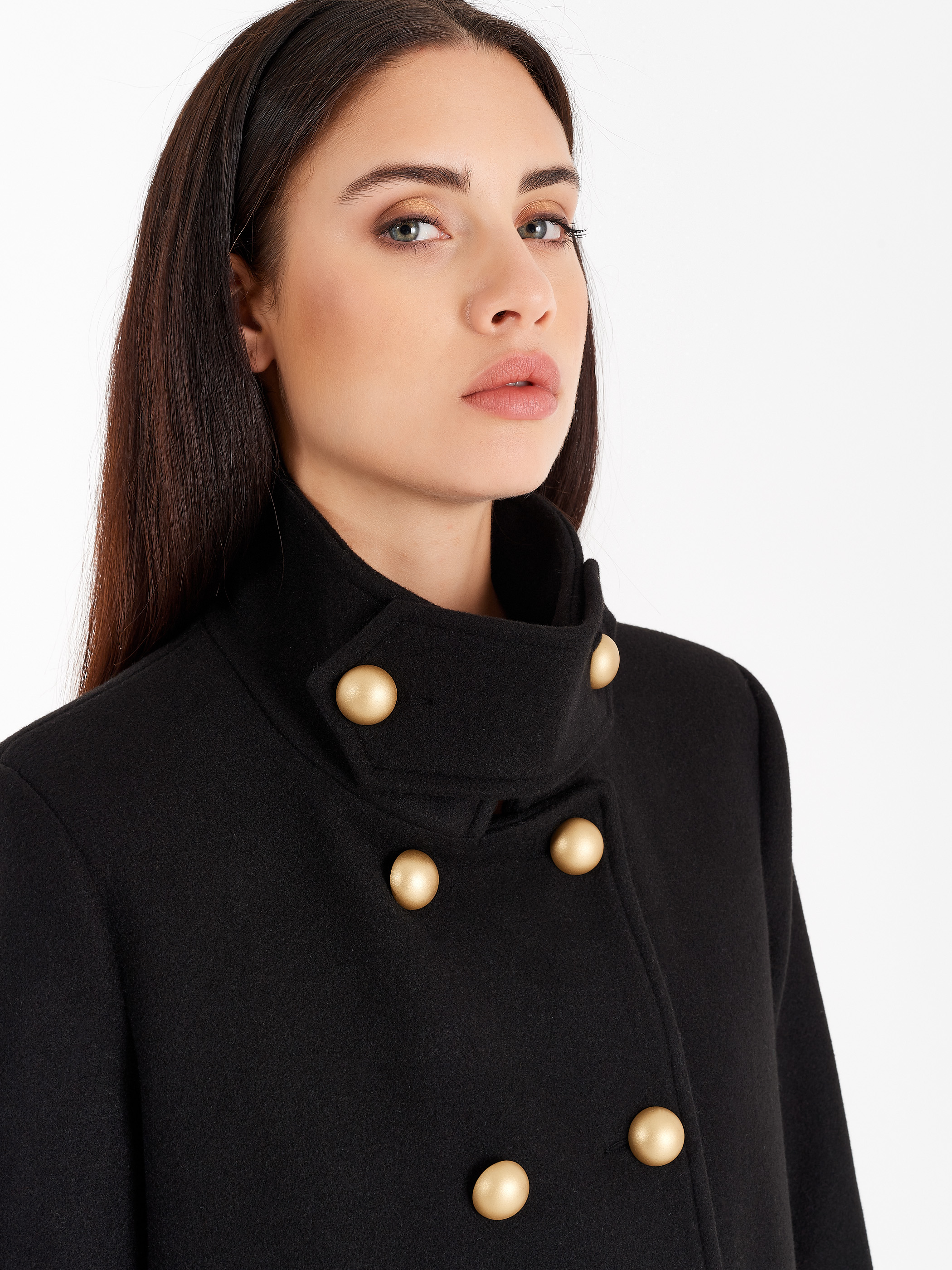 gold and black jacket