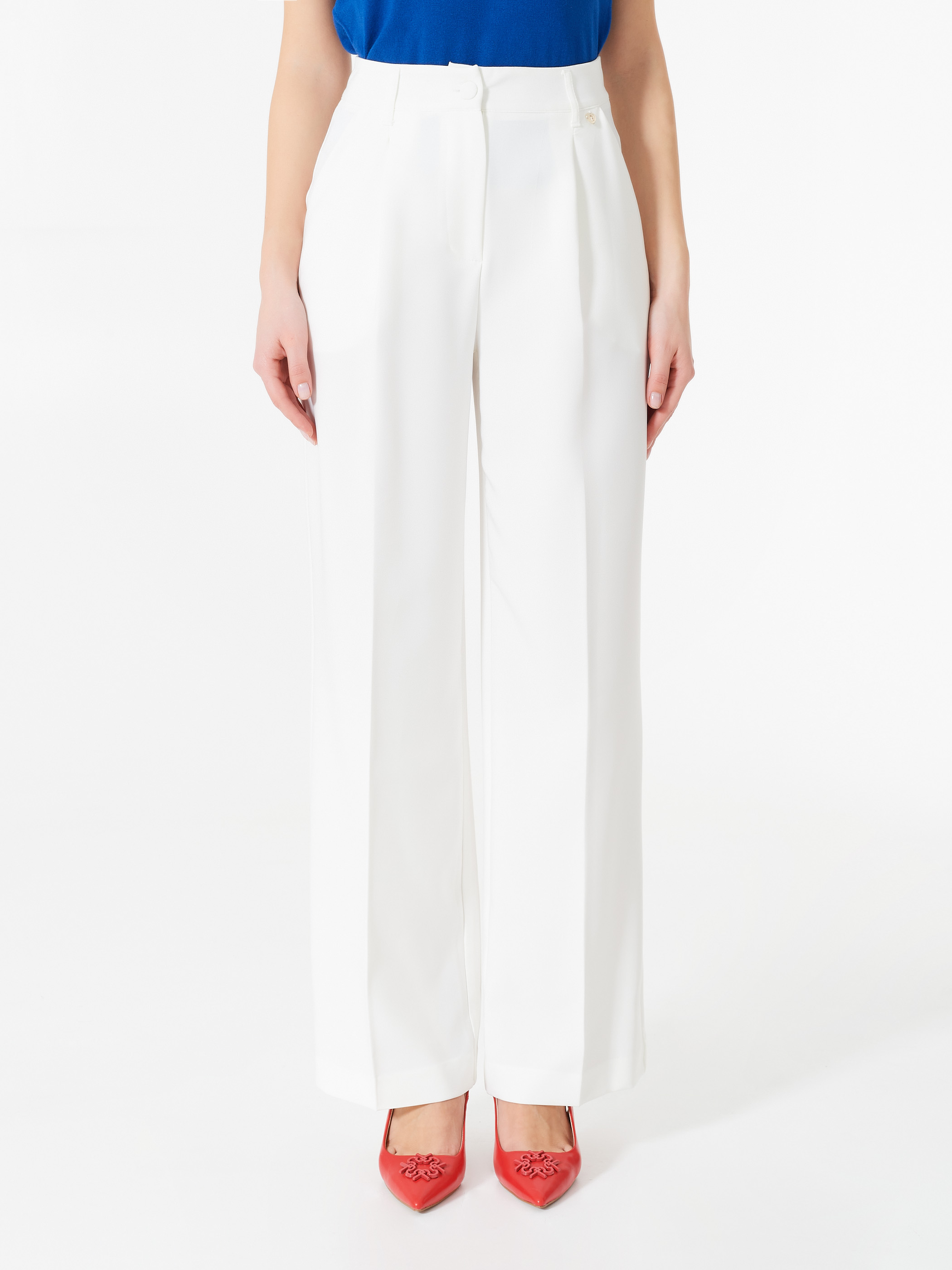 Pantalon pince blanc Clearance