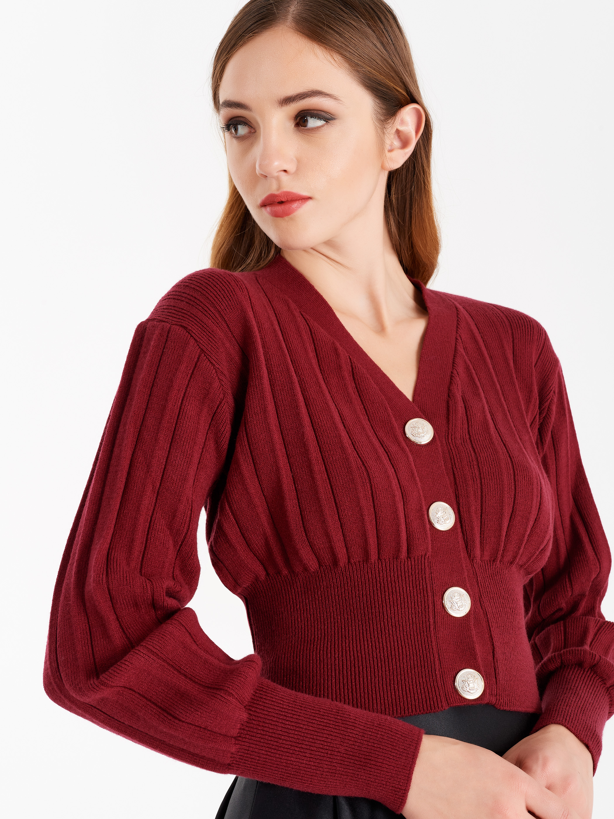 white tie front cardigan top