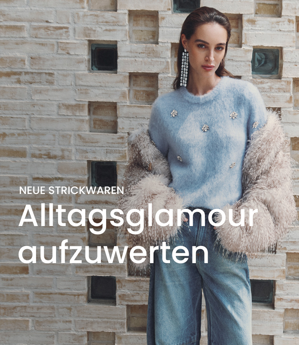 Neue Strickwaren > Alltagsglamour aufzuwerten