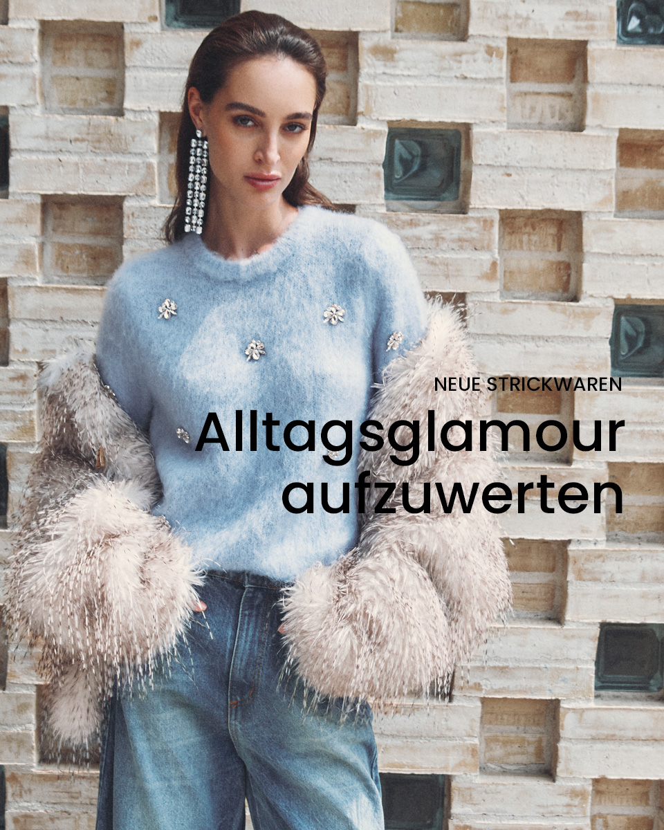 Neue Strickwaren > Alltagsglamour aufzuwerten