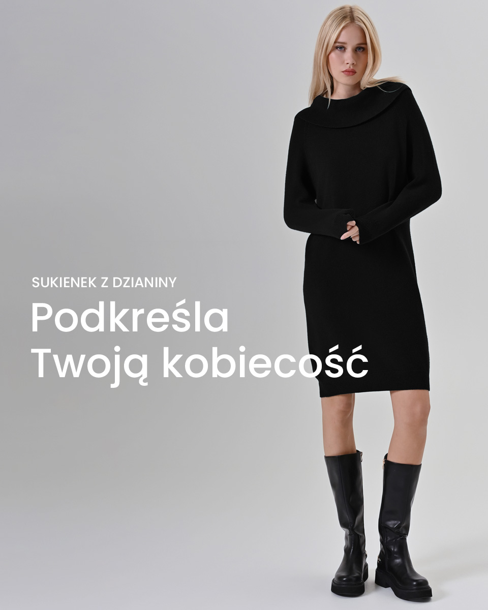 Sukienek z dzianiny > Podkreśla Twoją kobiecość