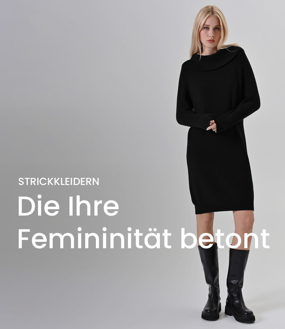 Strickkleidern > Die Ihre Femininität betont