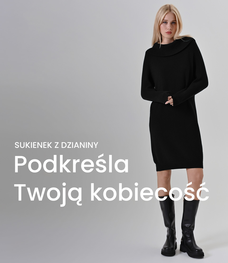 Sukienek z dzianiny > Podkreśla Twoją kobiecość