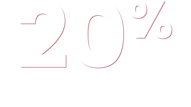 20% Rabatt auf alle Artikel mit Fidelity Card (der Rabatt wird in den Warenkorb gelegt)