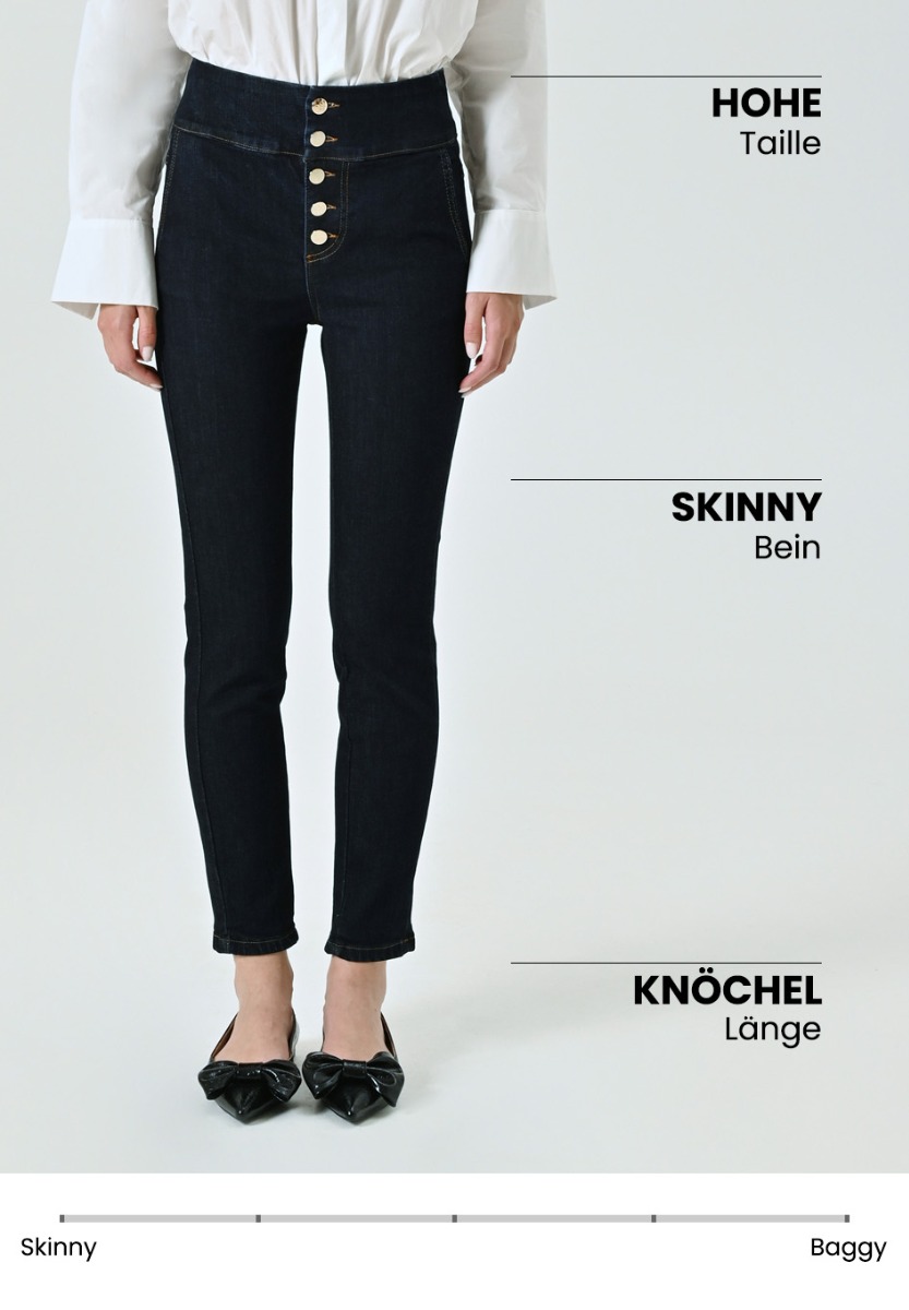 Slim-Fit-Jeans mit Stretchanteil in dunkler Waschung