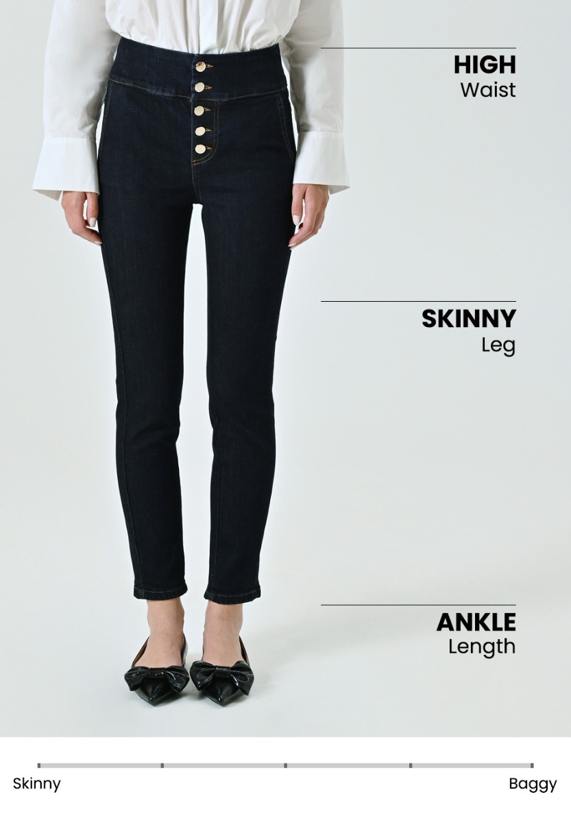 Dark-wash Stretch Slim Jeans