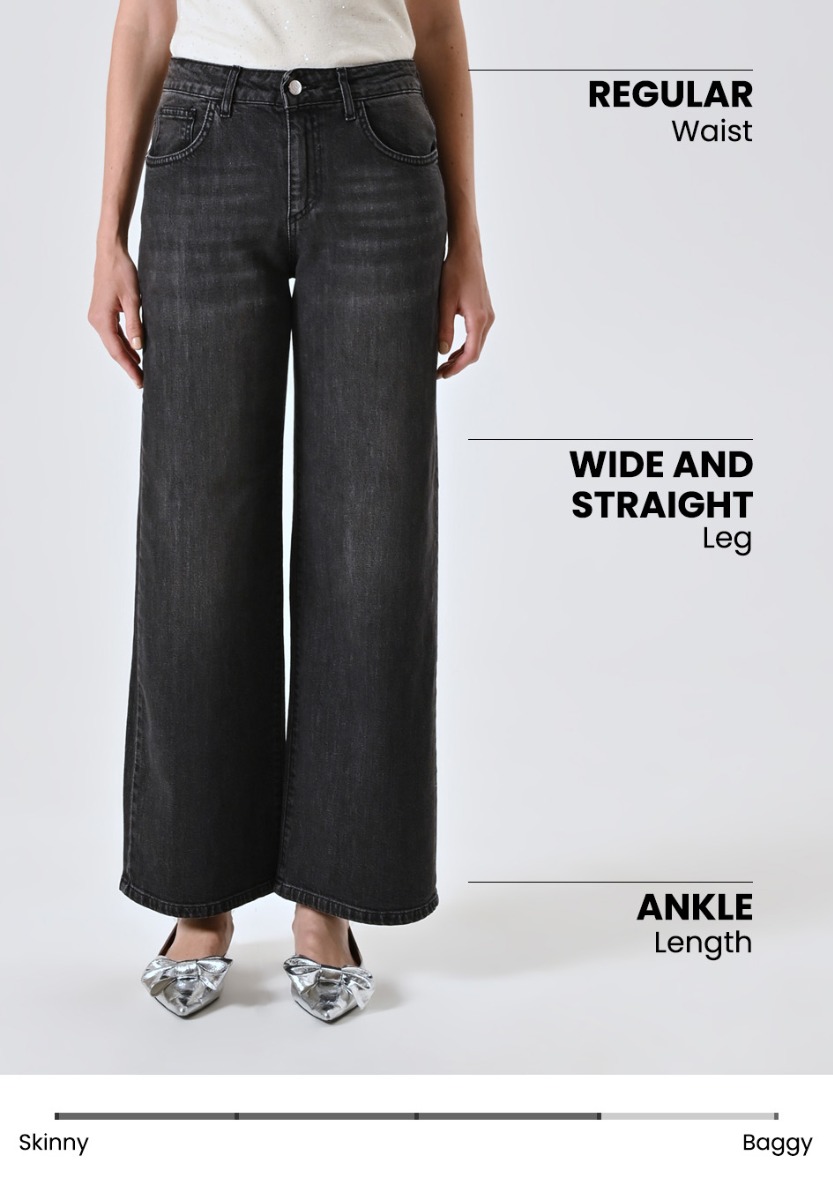 Black Wide Leg Jeans