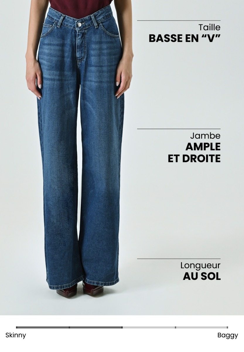 Jean coupe ample