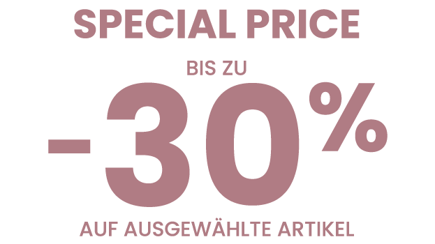 Special Price bis zu -30% auf ausgewählte Artikel