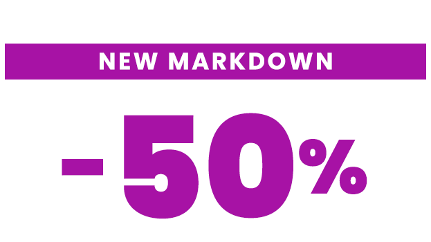 Sprzedaż New markdown do -50% w kolekcji wiosna-lato