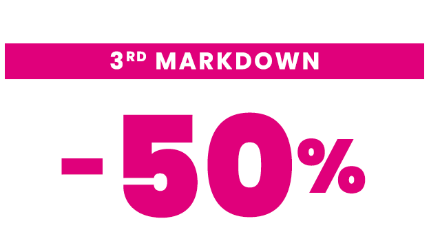 Sale third markdown up to 50% off
