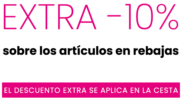 Extra 10% sobre los artículos en rebajas hasta -50%