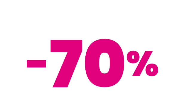 Saldi fino al -70%