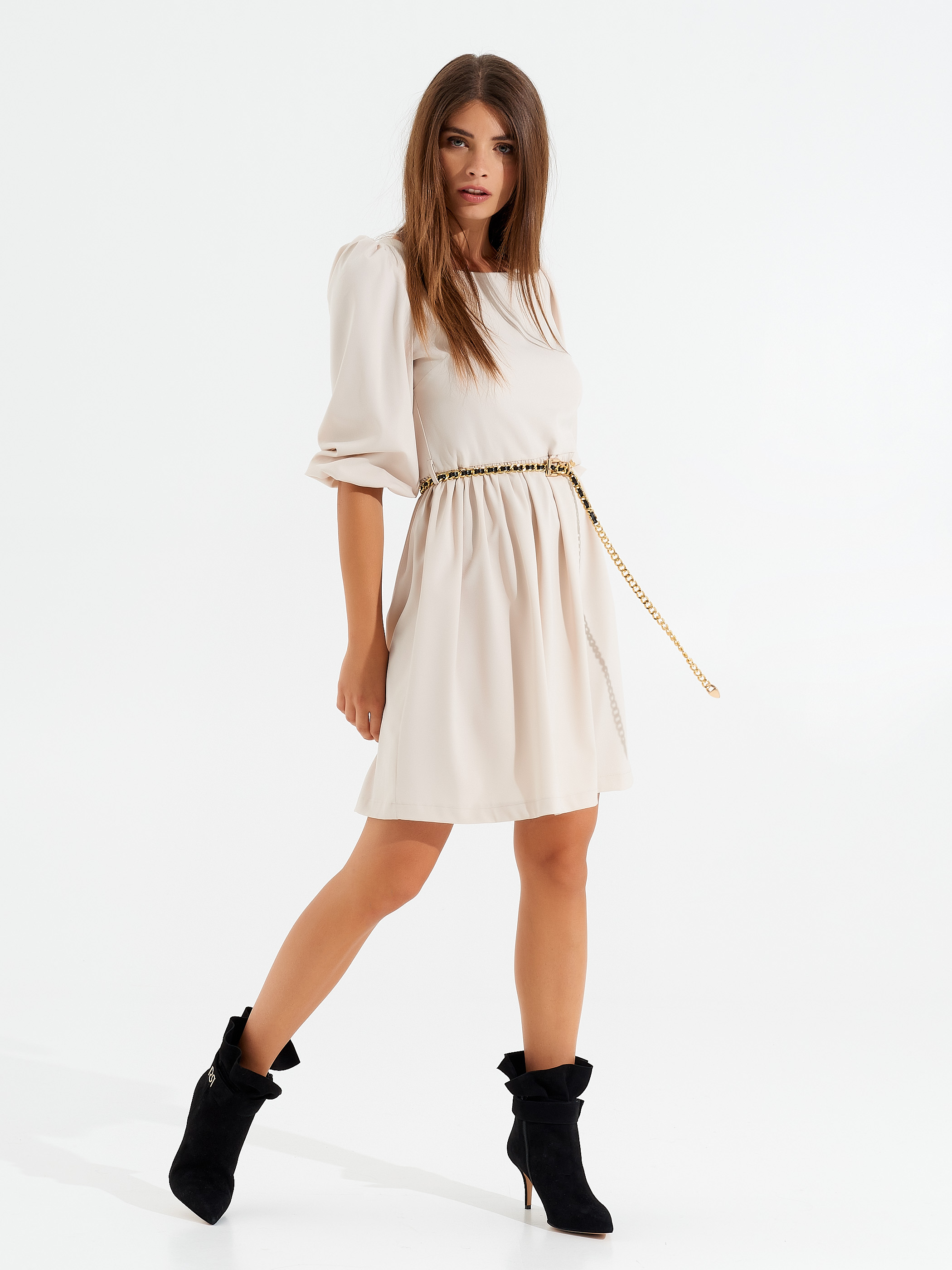 robe portefeuille lin