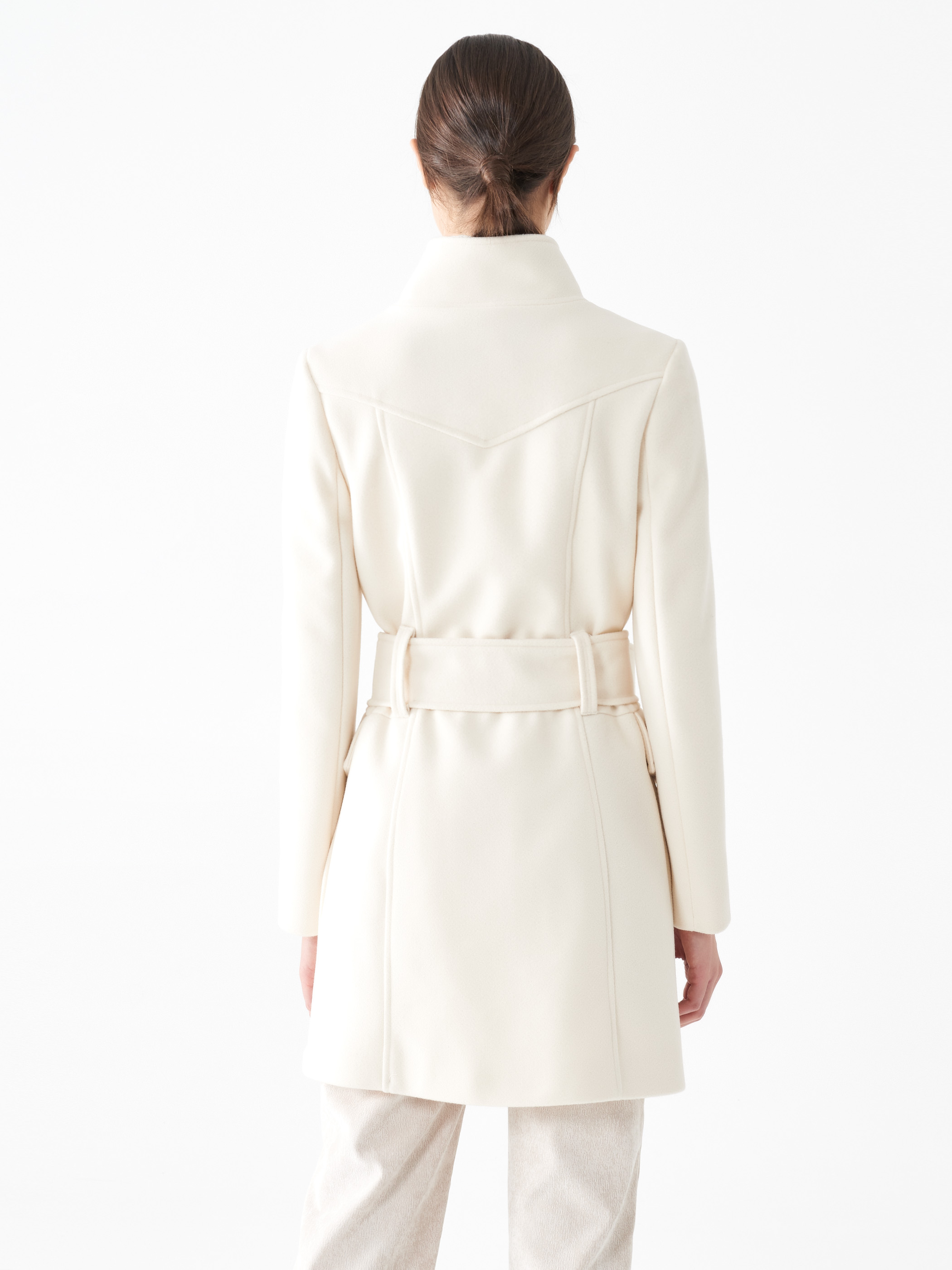 fitted duster coat
