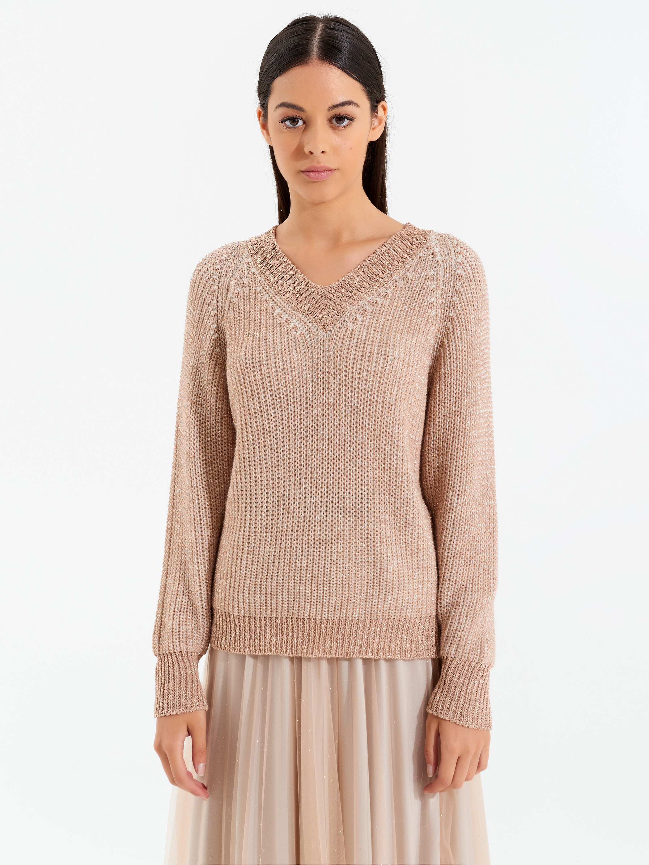lurex knitwear