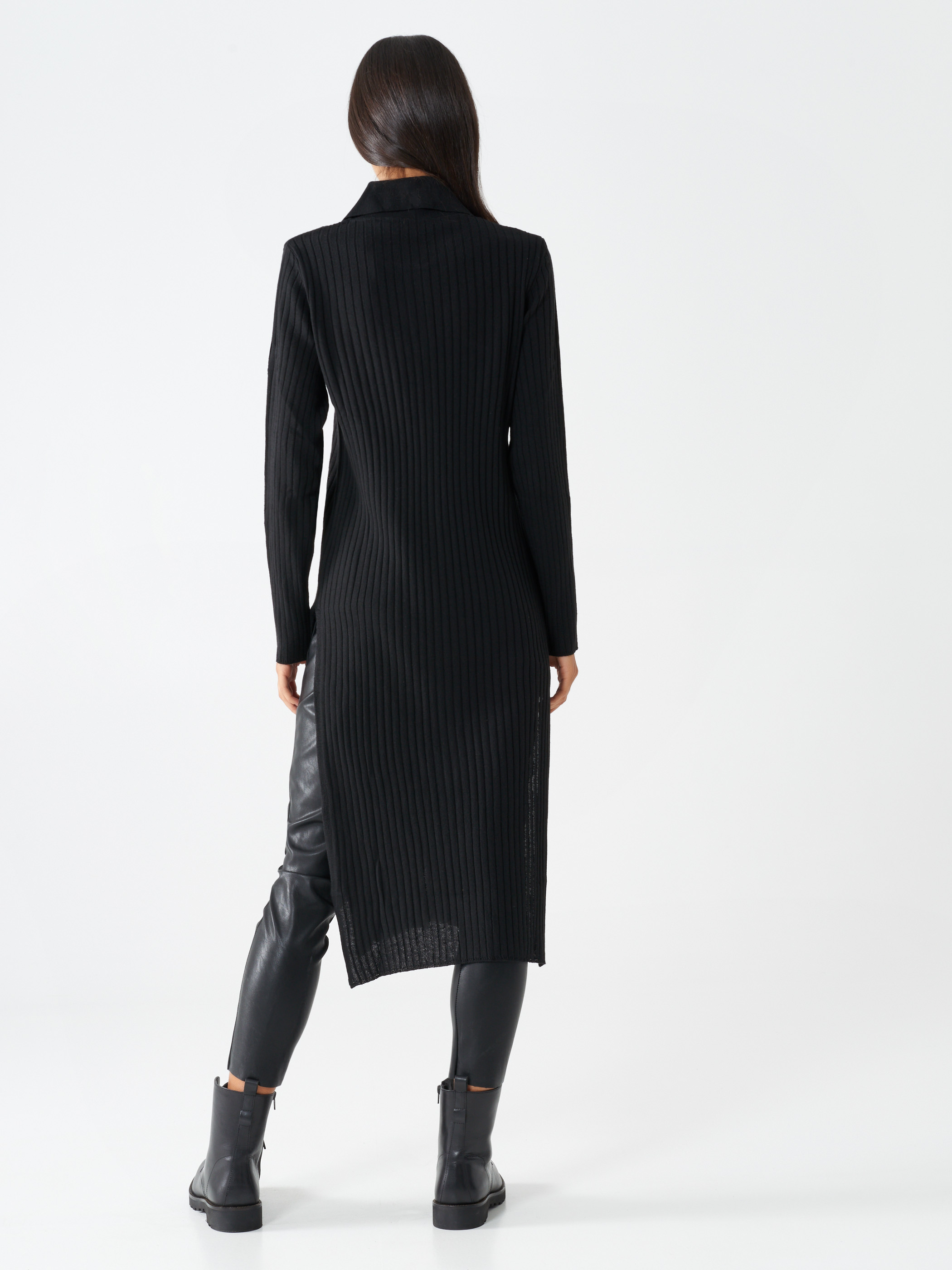 black maxi cardigan