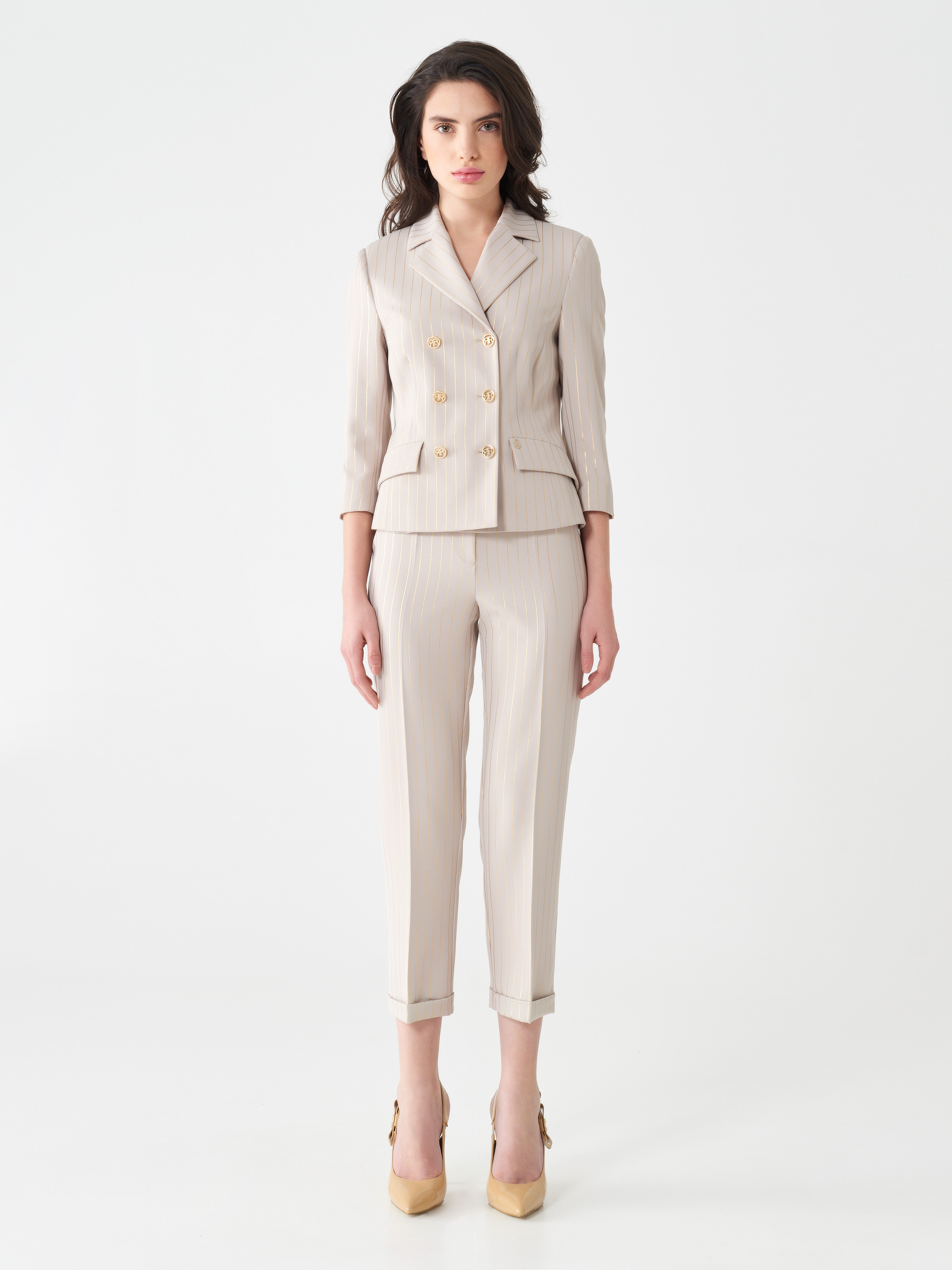 beige suit trousers womens